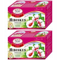 Malwa Herbata Owocowa Hibiskus 40 g (20 x 2 g) x 2 sztuk