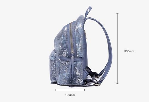 Błyszczący niebieski plecak na Arena.pl