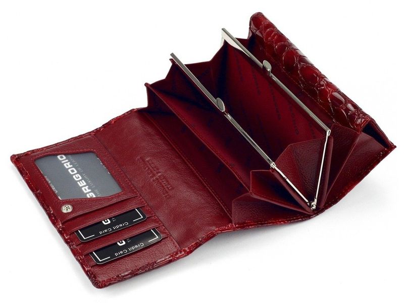 Portfel damski skórzany PELLUCCI FZ-107 Popiel zdjęcie 4