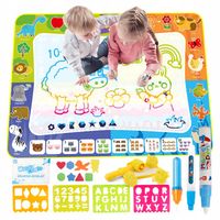 MATA WODNA DO MALOWANIA RYSOWANIA 120x90 PIECZĄTKI FORMY PISAKI ZESTAW XXL