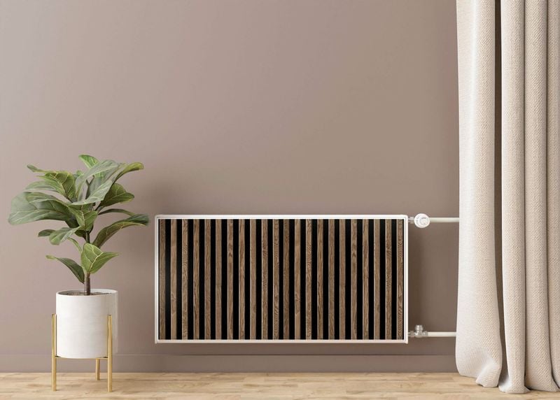 OSŁONA Magnetyczna Na Grzejnik LAMELE 3D Imitacja Drewna 110cm x 60cm zdjęcie 7
