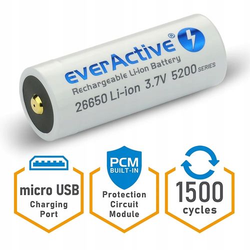 Baterie EVERACTIVE EV26650-52M AAA / LR3 na Arena.pl