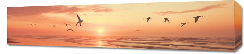 Obraz 90x20cm Spokojna Przystań zdjęcie 1