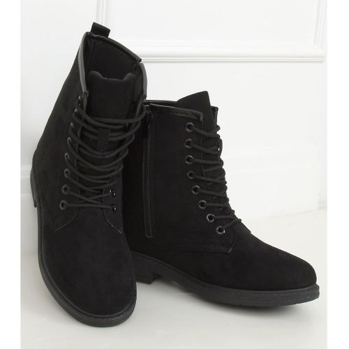 Botki workery sznurowane czarne E2002 Black r.39 na Arena.pl