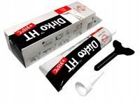 DIRKO SILIKON wysokotemperaturowy czarny USZCZELEK