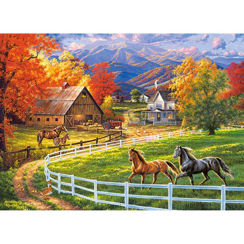 PUZZLE 200 HORSE VALLEY FARM na Arena.pl