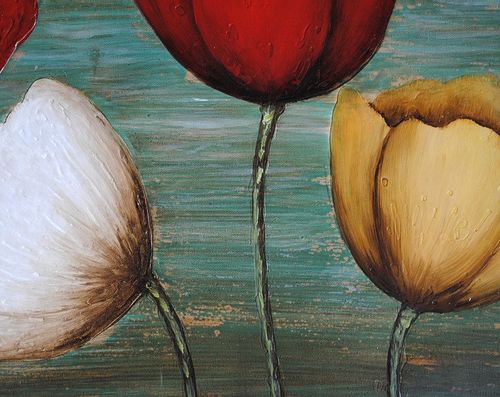 Kwiaty, maki (50x60cm) na Arena.pl