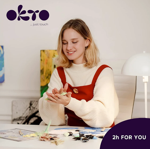 Zestaw Kreatywny Artystyczny Tworzenie Arcydzieła Dłonią ”Koi Carps” Okto na Arena.pl