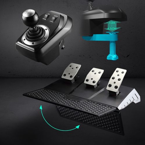 F111 FLASHFIRE Kierownica 900° PC/PS5/Switch z wibracjami 3 pedały 6 biegów na Arena.pl