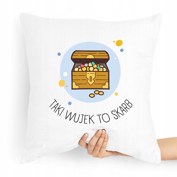 Poduszka Dla Wujka Taki Wujek To Sarb Prezent Z Nadrukiem Ze Zdjęciem zdjęcie 1