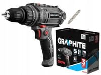 GRAPHITE DWUBIEGOWA WIERTARKO-WKRĘTARKA REGUL OBROTÓW 300W WALIZKA 58G793