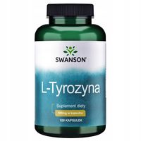 SWANSON L-TYROZYNA 100 kapsułek PAMIĘĆ AKTYWNOŚĆ