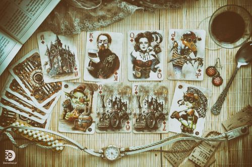 Karty 55 listków Steampunk na Arena.pl