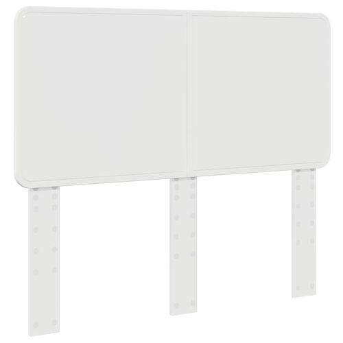 Zagłówek Błyszcząca biel 135 cm Materiał drewnopochodny na Arena.pl