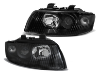 Lampy Reflektory AUDI A4 B6 Od 2000 Do 2004 Roku H7/H7 Soczewki DEPO NOWE