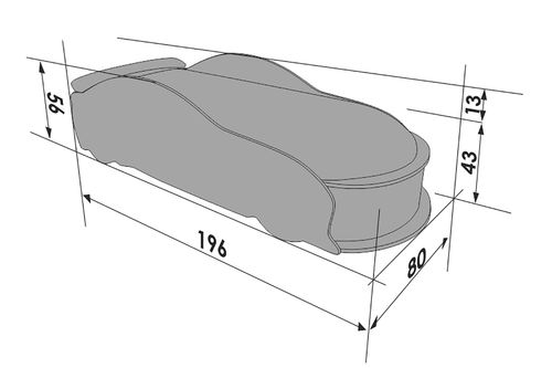 Łóżko Dziecięce AUTO samochód UNO Beta czerwone na Arena.pl