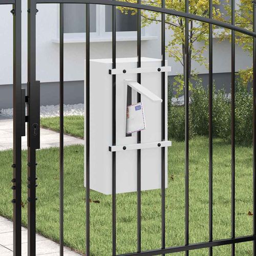 skrzynka na listy Biały 30 x 23 x 55 cm Stal na Arena.pl