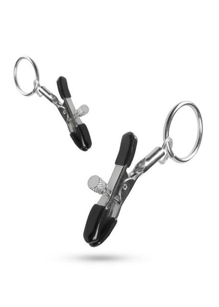 Stymulator-Metal Nipple Clamps With Ring zdjęcie 3