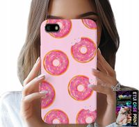 ETUI DO HUAWEI Y5 2018 - WZÓR Z PĄCZKAMI DONATAMI POLEWĄ CUKROWĄ