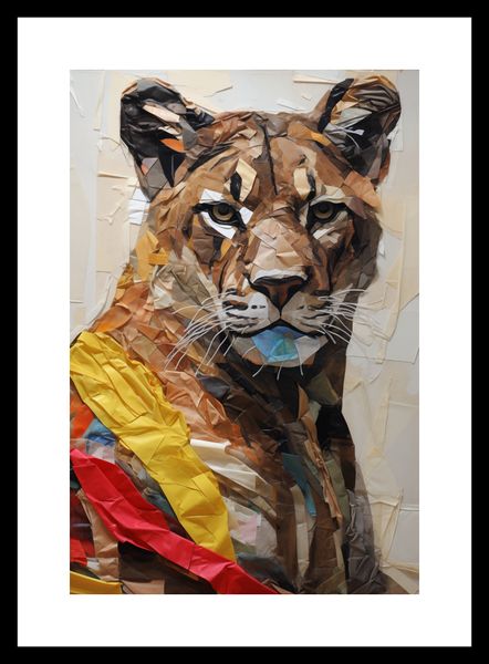 Plakat 20x30cm Papierowy Tygrys zdjęcie 3