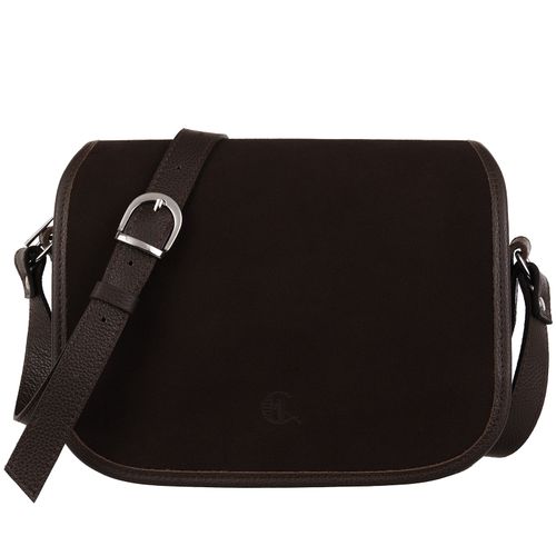 Brązowa torebka damska ze skóry licowej i zamszu Canaletto TD624s19-348 na Arena.pl