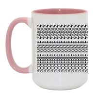 Duży Biało-Różowy 450 ml