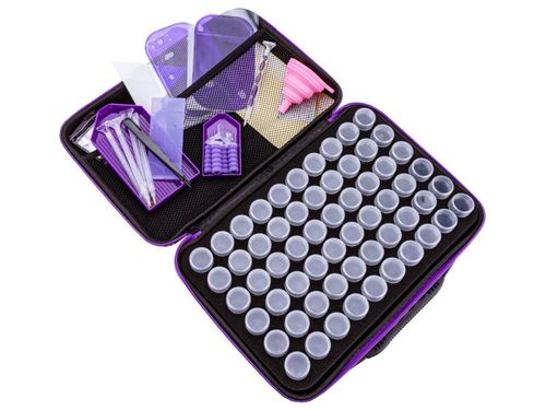 ZESTAW HAFT DIAMENTOWY, KOLOROWE ETUI na Arena.pl