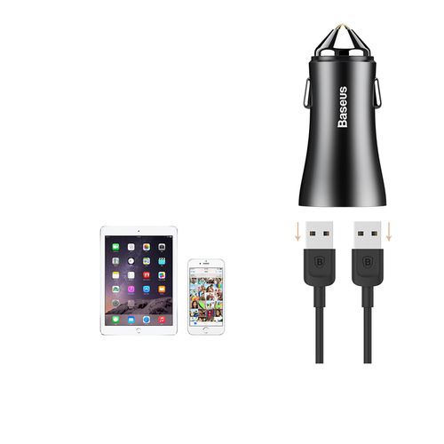 ŁADOWARKA SAMOCHODOWA BASEUS 4.8  2X USB na Arena.pl