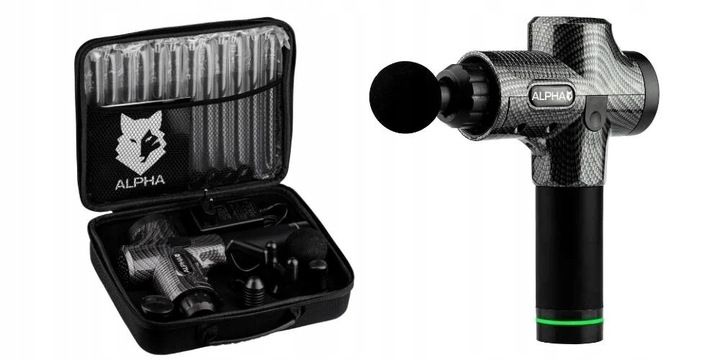 Masażer ALPHA Gun AMG-01 Czarny zdjęcie 5