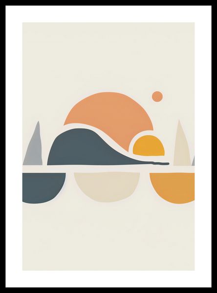 Plakat 68x98cm Pagórki Wyniosłości zdjęcie 3