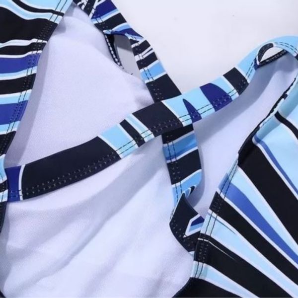 STRÓJ KĄPIELOWY JEDNOCZĘŚCIOWY KOSTIUM DAMSKI MODELUJĄCY PLUS SIZE PASKI XL zdjęcie 5