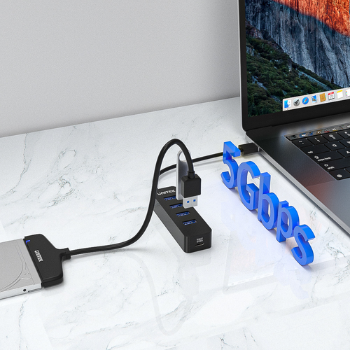 Unitek Hub USB-A, 4 porty USB 3.1, aktywny, 10 W na Arena.pl