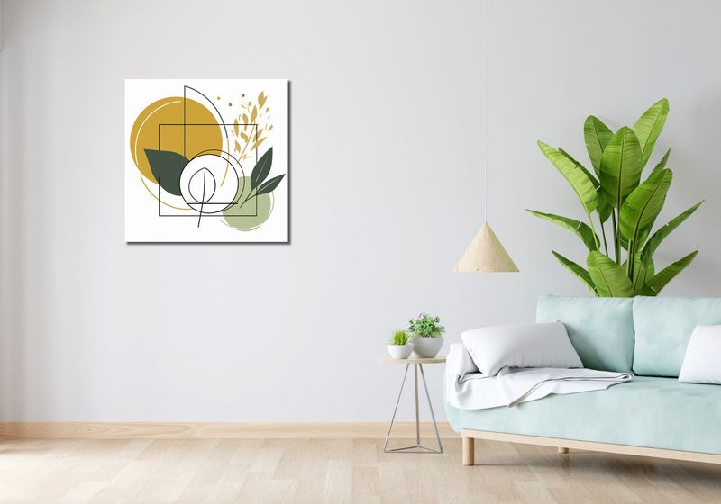 Obraz 70x70cm Słońce w Ogrodzie zdjęcie 2