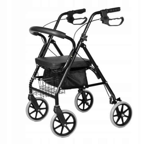 CHODZIK REHABILITACYJNY BALKONIK WÓZEK DLA SENIORA KOSZYK PCHACZ 136KG na Arena.pl