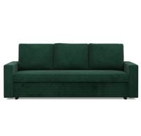 Kanapa 3 osobowa, BLOM, sztruks, 220x92x92, butelkowa zieleń | TYLETEGOTU