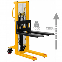 MASZTOWY WÓZEK PALETOWY UDŹWIG 1000KG PODNOSZENIE 1300MM CORMAK WRHS 1013