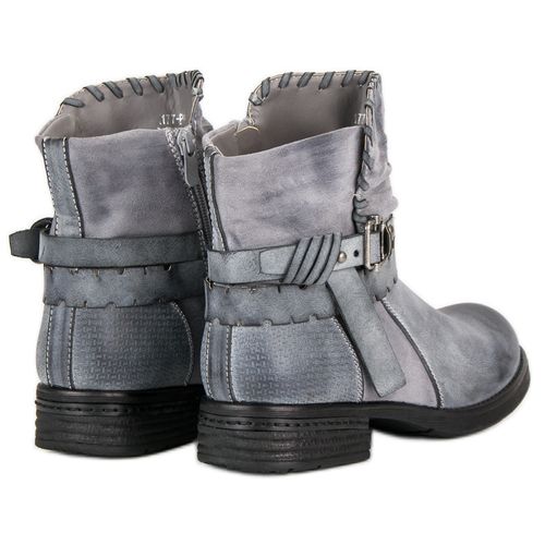 Szare botki workery r.38 na Arena.pl