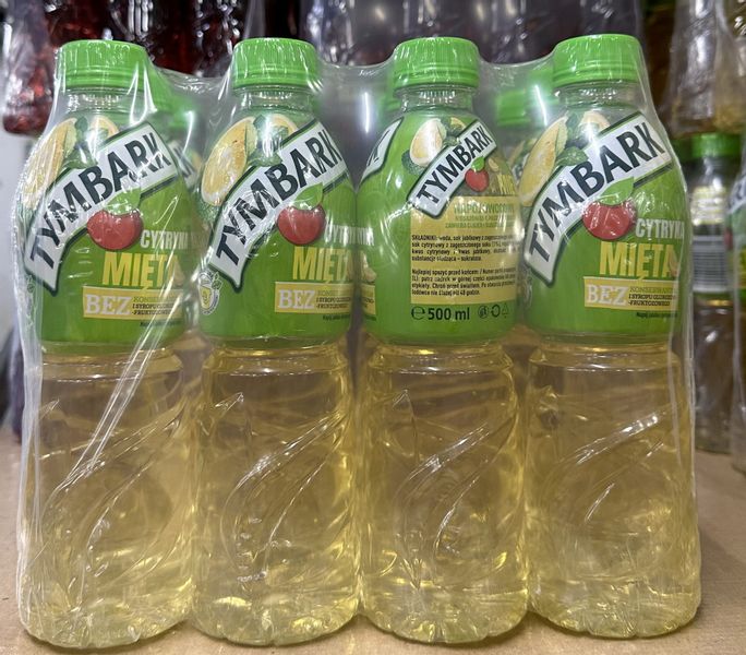 Tymbark napój cytryna-mięta 500ml - karton zdjęcie 1