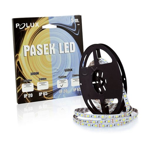 Taśma LED 45W 306500 Polux 2500lm biały pasek 5-metrowy 6500K na Arena.pl