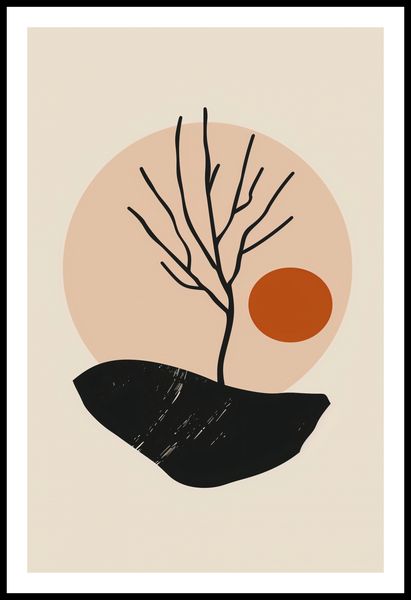 Plakat 53x81cm Nagie Drzewo zdjęcie 3