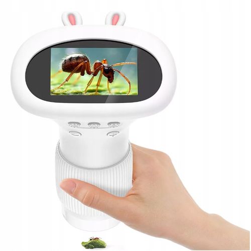 MIKROSKOP CYFROWY KIESZONKOWY OPTYCZNY EKRAN LCD LED ZESTAW Z KAMERA 1000X na Arena.pl