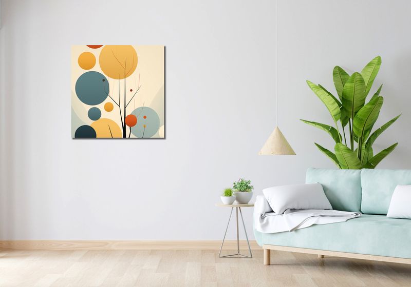 Obraz 70x70cm Harmonia Jesiennych Kolorów zdjęcie 2