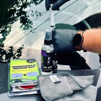 ZESTAW NAPRAWCZY SZYBY SAMOCHODOWEJ KLEJ DO NAPRAW + IZOPROPANOL IPA 99