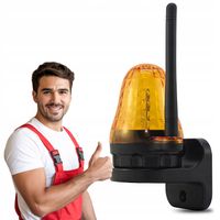 Lampa do NAPĘDU bramy 12-265V OSTRZEGAWCZA SYGNALIZACYJNA AC/DC UNIWERSALNA