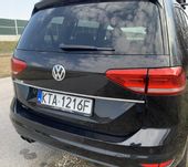 VW Golf Sportsvan - LISTWA CHROM nad Tablice KLAPA