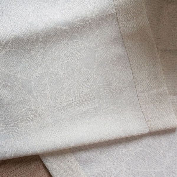 OBRUS BIEŻNIK ŻAKARDOWY WZÓR 40X180 CM KREMOWY zdjęcie 6