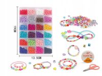 Askato Zestaw Koralików do Robienia BRANSOLETEK Koraliki BRANSOLETKA