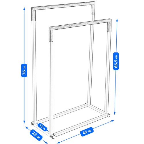 wieszak na ręczniki stojak łazienkowy stojący na Arena.pl