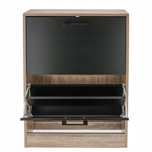 szafka na buty regał 2 komory obuwie komoda pojemna do przedpokoju regał na Arena.pl