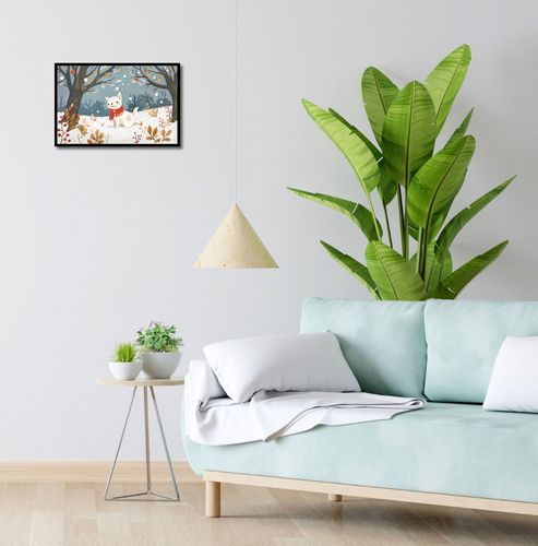 Plakat 45x30cm Śnieżny Kompan na Arena.pl